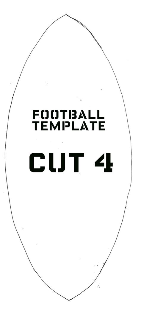 printable football template coloring picture hd  kids