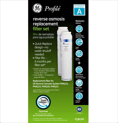 Galleon Ge Profile Fqropf Reverse Osmosis Replacement Filter Set