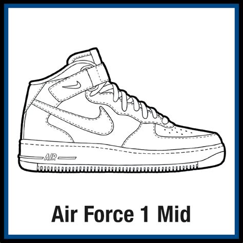 nike air force coloring pages