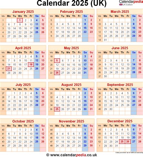 calendar  uk  bank holidays excelpdfword templates