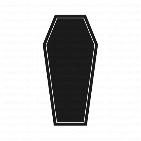 coffin svg coffin silhouette coffin png coffin vector etsy uk