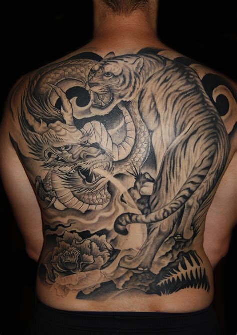 100s Of Tiger And Dragon Tattoo Design Ideas Pictures Gallery