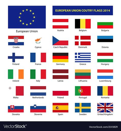 european union country flags  member states eu    preview  high quality