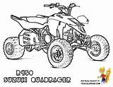 Coloring Atv Pages Wheeler Four Clipart Honda Wheelers Choose Board sketch template