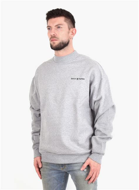 daily paper aba sweater grey melange mensquare