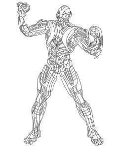 ultron coloring page avengers  print topcoloringpagesnet