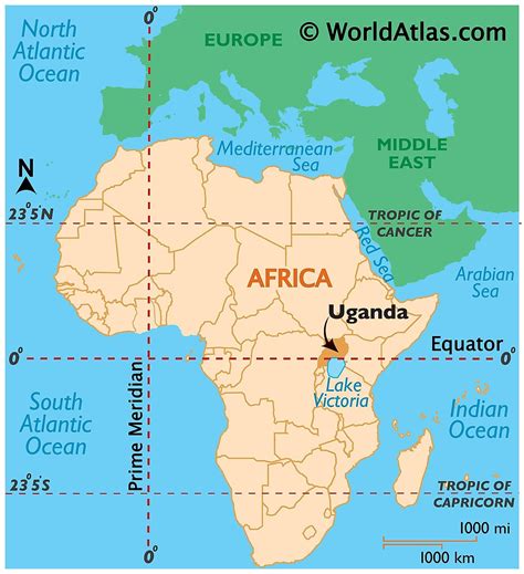 uganda maps facts world atlas