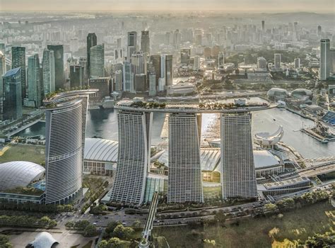 safdie architects design  fourth tower  marina bay sands  singapore archdaily