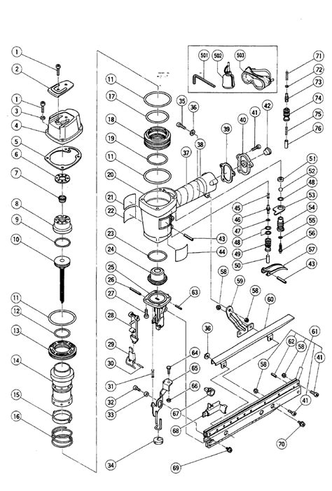 hitachi nta parts list hitachi nta repair parts oem parts  schematic diagram