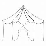 Tent Carnival Occupied P2p sketch template