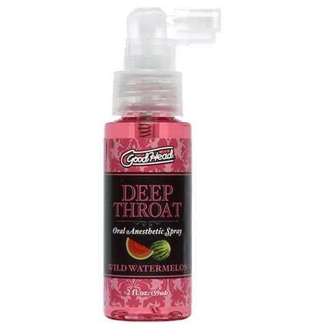 goodhead deep throat spray sweet strawberry 59ml naughty but nice