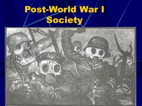 post world war  society powerpoint