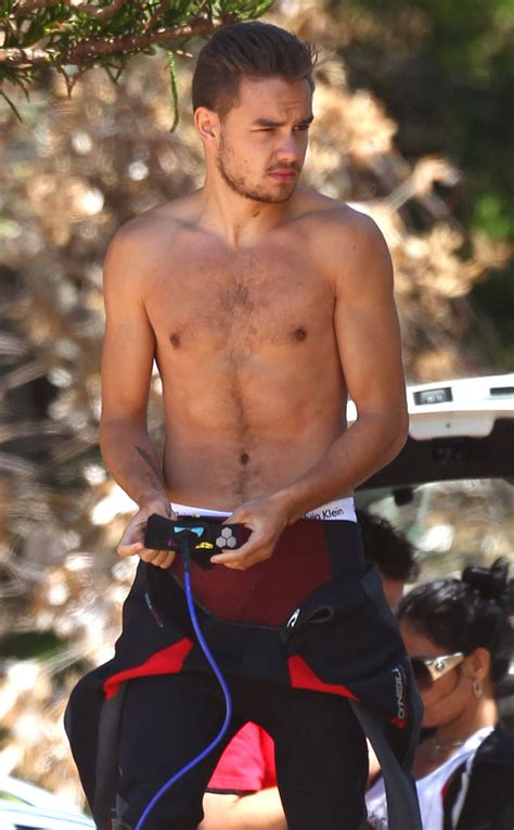 one direction s liam payne goes shirtless before day of