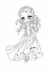 Coloring Pages Aphmau Chibi Sureya Cute Princess Deviantart Once Upon Time Yampuff Belle Aaron Anime Girl Kleurplaten Coloriage Printable Color sketch template