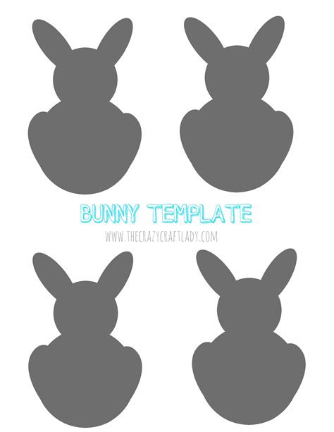 simple easter bunny garland pb inspired  crazy craft lady