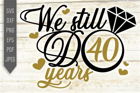 wedding anniversary svg     years dxf png