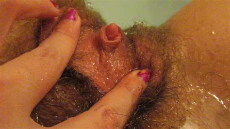 big clit hairy pussy girl masturbating in the bathtub redtube free