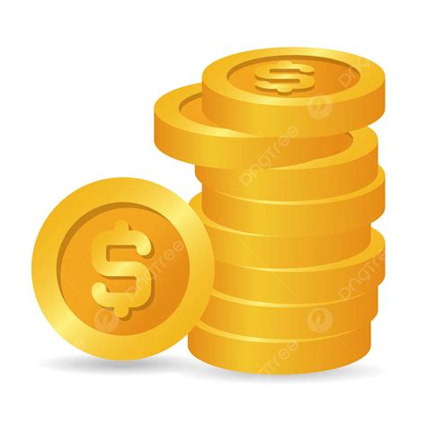 gambar ilustrasi vektor koin uang emas uang koin emas png  vektor