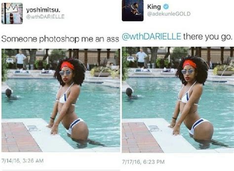 A Girl Wanted Bigger Butt And Photoshop King Adekunle Gold