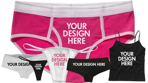 Customized Underwear Personalized Panties Custom Thongs