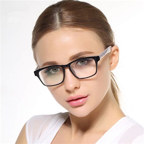 big frame black glasses stylish eyewear women and men eyeglasses myopia