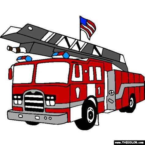 fire truck  coloring page truck coloring pages fire trucks