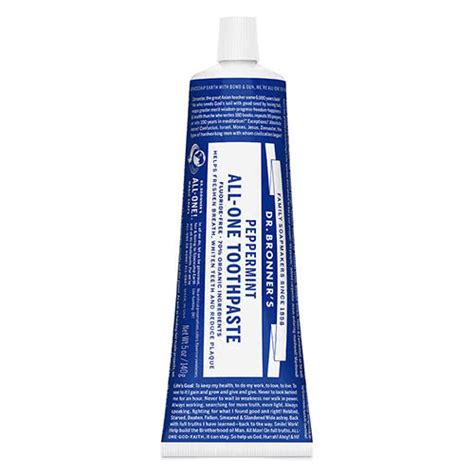 dr bronner toothpaste peppermint free post