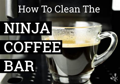 clean ninja coffee maker water reservoir ninja coffee bar