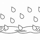 Raindrop sketch template