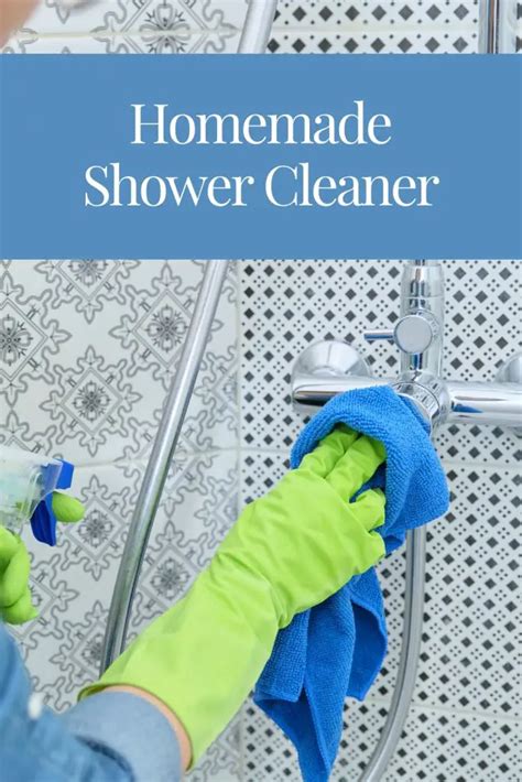 Homemade Shower Cleaner With Affordable Ingredients