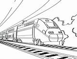 Polar Express Coloring Getdrawings Train sketch template