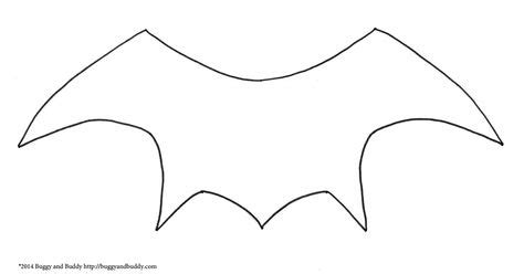 bat wing templatepdf bats crafts preschool halloween activities
