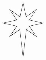 Star Template Bethlehem Outline Pattern Patterns Christmas Printable Stencils Clipart Crafts Fancy Templates Stars Patternuniverse Clip Drawing Nativity Holiday Applique sketch template