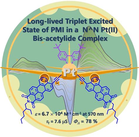 long‐lived triplet excited state of perylenemonoimide pmi in a
