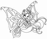 Winx Enchantix sketch template