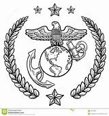 Marine Insignia Vectorified Paintingvalley sketch template