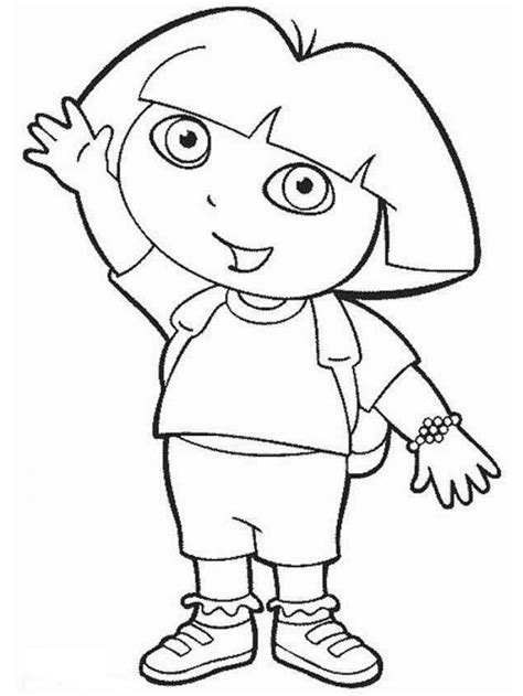 top  printable dora  explorer coloring pages  coloring pages