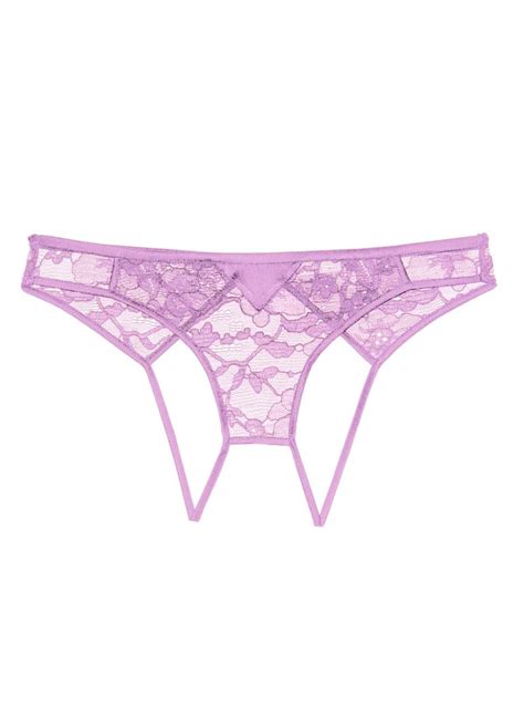 Fleur Du Mal Magnolia Lace Ouvert Panty 15 Pairs Of Cute And Sexy