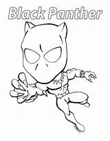 Panther Coloring Pages Marvel Printable Chibi Kids Avengers Sheets Cartoon Bestcoloringpagesforkids Superhero Print Sheet Infinity War Movie Drawing Characters Book sketch template