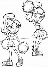 Coloring Pages Cheerleader Supercoloring Credit sketch template