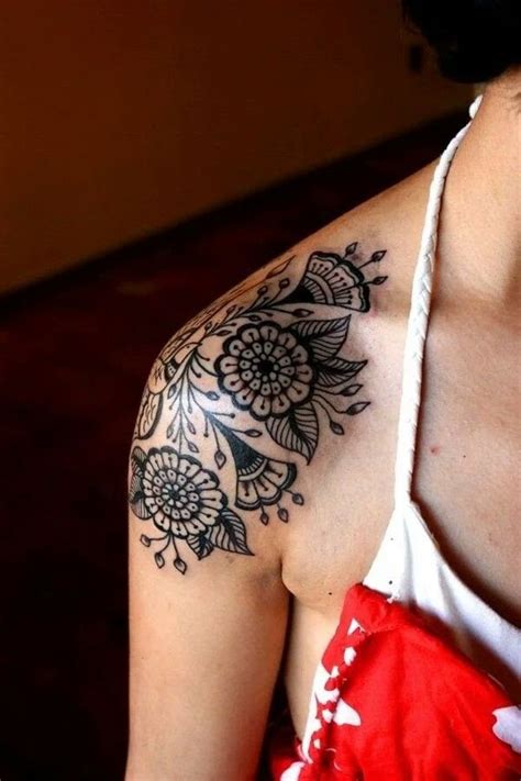Pin By Roni Amundson On Tattoos Floral Tattoo Shoulder Shoulder