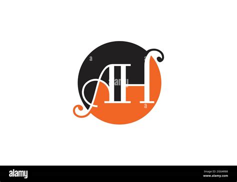ah logo design template  logo icon incorporate  abstract shape   creative