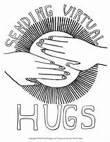 Hug Hugs sketch template
