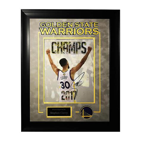 framed signed magazine cover steph curry legends  basketball