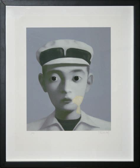 Zhang Xiaogang Identity Portrait 6 Cyclist 2003 — Art