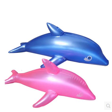 shipping pcs inflatable animal  large dolphin inflatable fish kid water toy inflatable