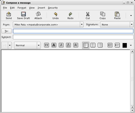 Novell Documentation Evolution 2 6 Composing New E Mail