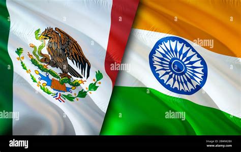 mexico  india flags  waving flag design mexico india flag picture wallpaper mexico