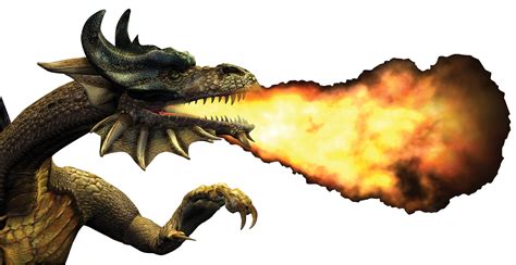 dragon breathing fire png clip art library