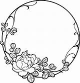 Border Rose Flower Clipartmag Drawing sketch template